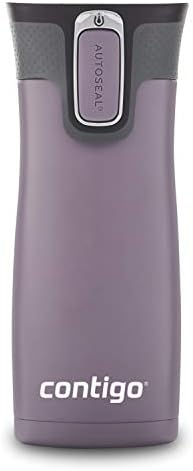 Contigo West Loop Stainless Steel Vacuum-Insulated Travel Mug with Spill-Proof Lid, Keeps Drinks Hot up to 5 Hours and Cold up to 12 Hours, 16oz Dark Plum